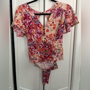 Anthropologie floral Top